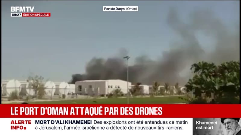 Un blessé dans l'attaque du port d'Oman par des drones iraniens