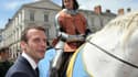 Pour Emmanuel Macron, "voilà pourquoi, les Français ont besoin de Jeanne d'Arc car elle nous dit que le destin n'est pas écrit", a-t-il estimé à la fin de son discours.