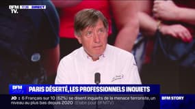 "Il faut une réaction à la hauteur de notre non-activité": Alain Fontaine (président de l'association des "Maîtres restaurateurs") sur l'impact des mesures de sécurisation des Jeux olympiques à Paris