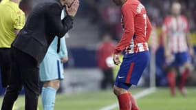 Diego Simeone et Antoine Griezmann