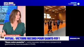 L'histoire du jour: victoire record pour l'équipe de futsal de Sainte-Foy