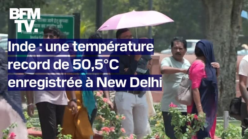 En Inde, New Delhi étouffe et franchit pour la première fois la barre des 50°C