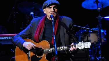 Le chanteur James Taylor en concert à New York le 9 décembre 2016.