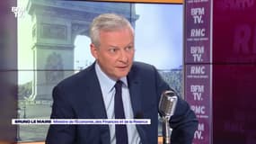 Bruno Le Maire face à Apolline de Malherbe en direct - 22/04