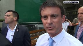 Manuel Valls à Roland-Garros, dimanche 7 juin. 