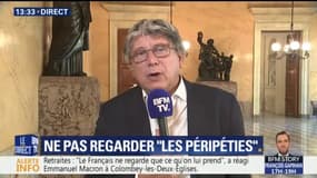 Macron à Colombey-les-Deux-Églises: "Après s'être pris pour Jupiter, il se prend pour le 'Roi-Soleil'", affirme Éric Coquerel