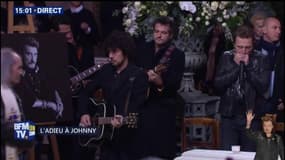 La cérémonie pour Johnny Hallyday s’achève sur "La musique que j’aime"