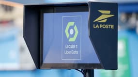 L'écran sur lequel les arbitres de Ligue 1 consultent la vidéo lors de la saison 2023-2024