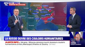 L'armée russe annonce l'ouverture de plusieurs couloirs humanitaires en Ukraine