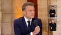 Emmanuel Macron à Caen, dans le Calvados, sur TF1 et France 2 le 6 juin 2024