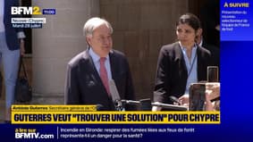 En déplacement à Chypre, António Guterres veut "trouver une solution" pour l'île