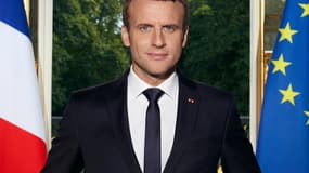 Portrait officiel d'Emmanuel Macron - Soazig de la Moissonnière