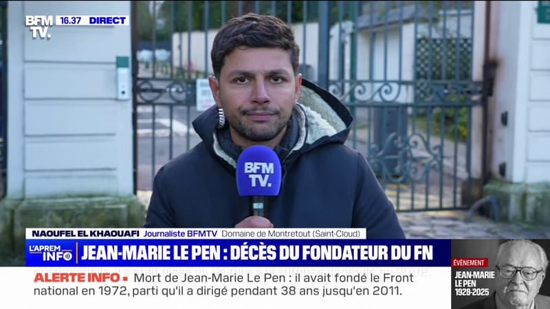 Mort de Jean-Marie Le Pen: pas de recueillement populaire à son domicile de Saint-Cloud