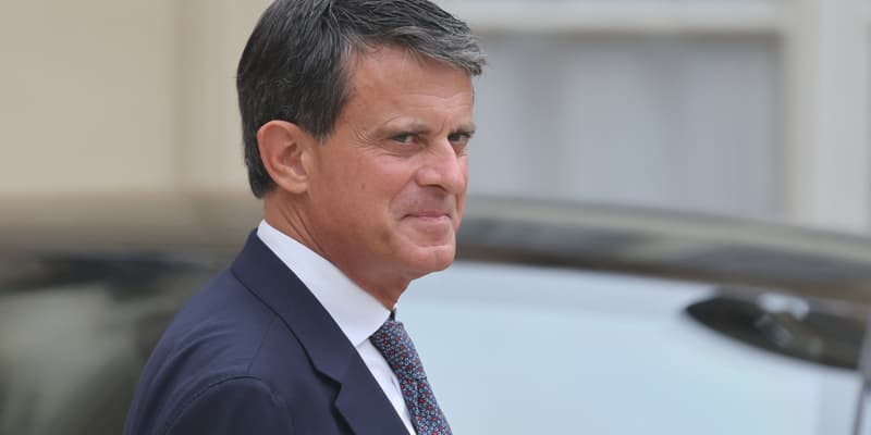 Manuel Valls au palais de l'Élysée, le 3 septembre 2025. 