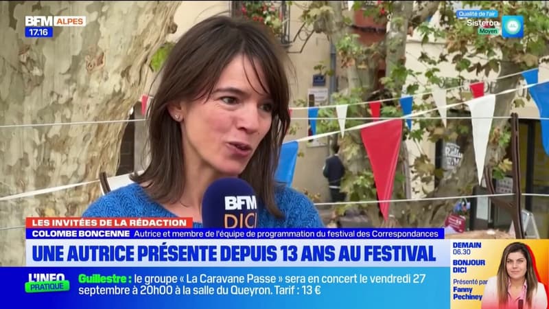 Correspondances de Manosque: Colombe Boncenne, autrice, revient sur ses liens avec le festival