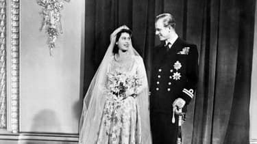 Le Mariage d' Elisabeth II et du Duc d'Edimbourg en 1947