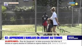Seine-Saint-Denis: apprendre l'anglais en jouant au tennis