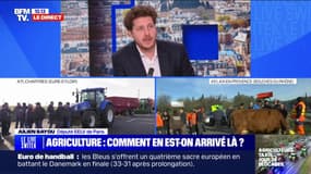 Colère des agriculteurs: "Il y a 27 fermes qui meurent en moyenne chaque jour depuis 2010" affirme Julien Bayou (député EELV)