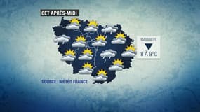 Météo du 14 janvier. 