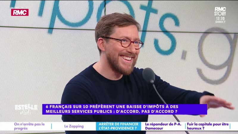 Baisse d'impôts ou de meilleurs services publics ? "Les Français veulent le beurre et l'argent du beurre", déplore Pierre Rondeau