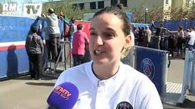 Football / Coupe de la Ligue / Les supporters parisiens sont venus féliciter leurs joueurs - 12/04