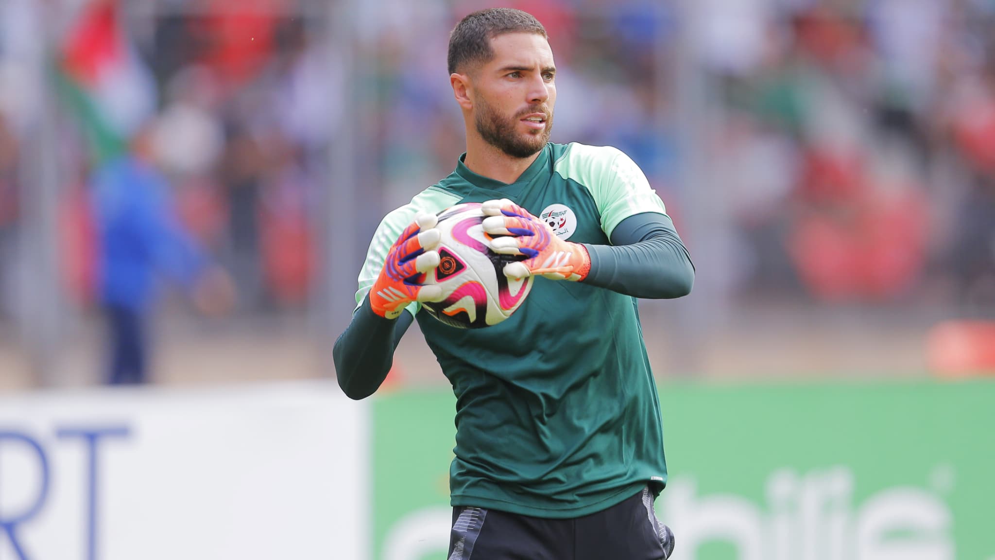 Luca Zidane avec l'Algérie, le 9 octobre 2025 Luca Zidane avec l'Algérie, le 9 octobre 2025