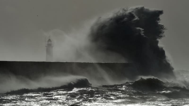 La tempête Doris au sud de l'Angleterre le 23 février 2017