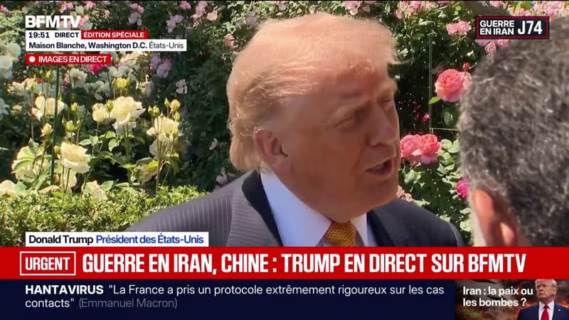 "Le blocus du détroit d'Ormuz est très efficace", se félicite Donald Trump