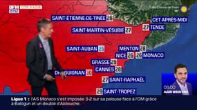Météo Côte d’Azur: un dimanche très ensoleillé, 26°C à Nice et 27°C à Saint-Martin-Vésubie