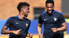 Kingsley Coman et Anthony Martial