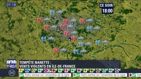 Météo Paris Ile-de-France du dimanche 20 novembre 2016: Vents violents en Ile-de-France provoqués par la tempête Nanette