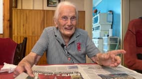Léna, 102 ans et habitante de Villeneuve-Loubet, est l'égérie d'une publicité Monoprix diffusée en avril. 