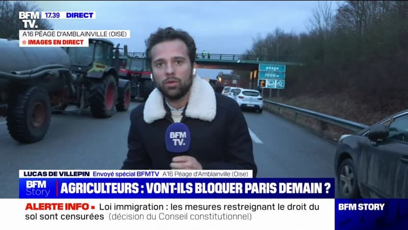 Colère des agriculteurs: le cortège de l'Oise a progressé de 20 km vers Paris lors d'une opération escargot