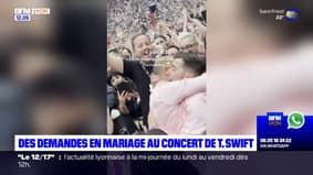 Taylor Swift à Lyon: plusieurs demandes en mariage lors de ses concerts