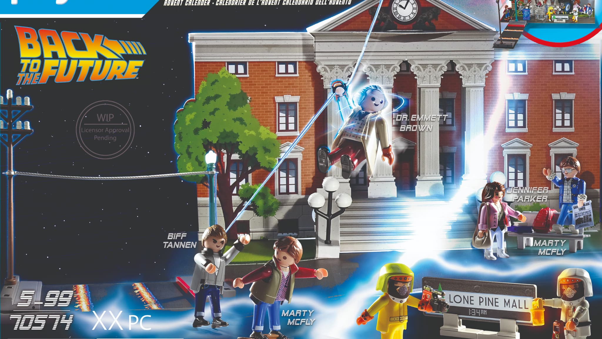 Le calendrier Playmobil Retour vers le futur Le calendrier Playmobil Retour vers le futur