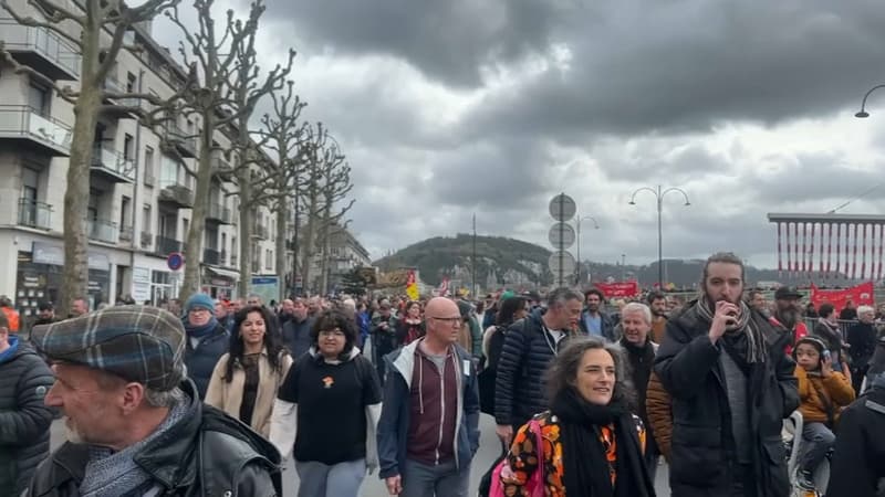 Manifestation à Rouen le jeudi 23 mars 2023