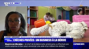 Crèches: "Il faut vraiment des contrôles inopinés", estime Audrey Dérogent (syndicat national des professionnels de la petite enfance)