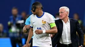 Mbappé et Deschamps face au Portugal