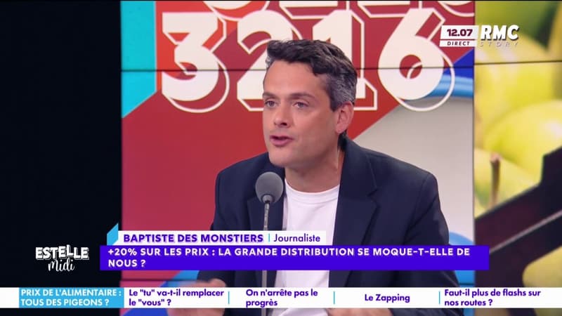 Hausse du prix des courses : "Je vais au marché, tout le monde me dit c'est hors de prix mais ce n'est pas vrai", affirme Baptiste des Montiers