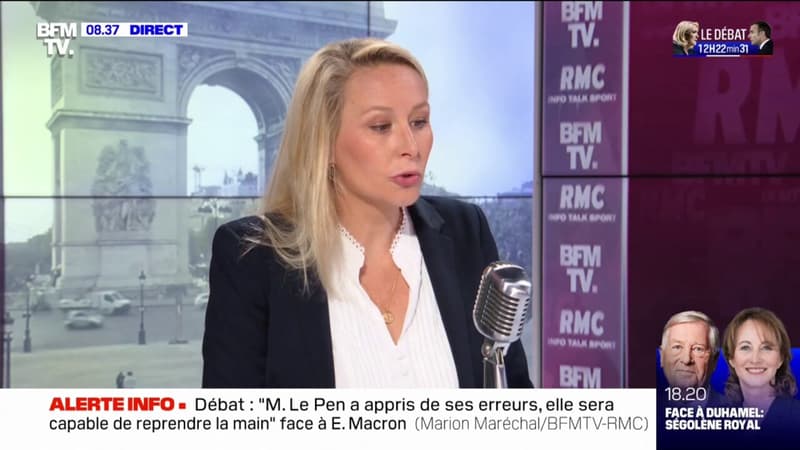 Marion Maréchal souhaite que le mouvement d'Éric Zemmour devienne 