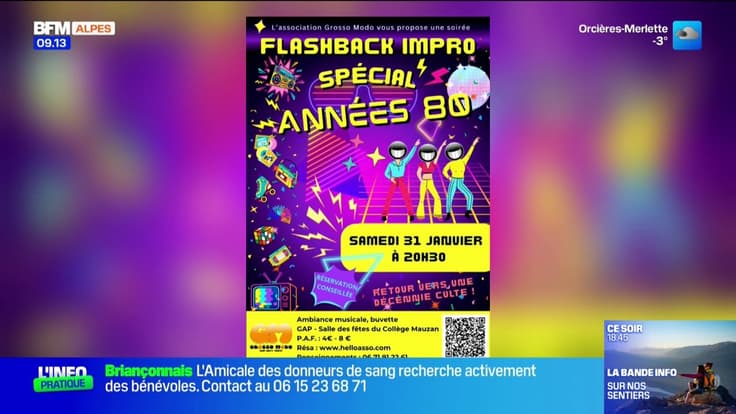 Spectacle d'improvisation, ambiance années 80 - La météo de Colas du vendredi 30 janvier 2026