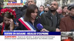 Guerre en Ukraine: Anne Hidalgo condamne "le pouvoir" de Vladimir Poutine