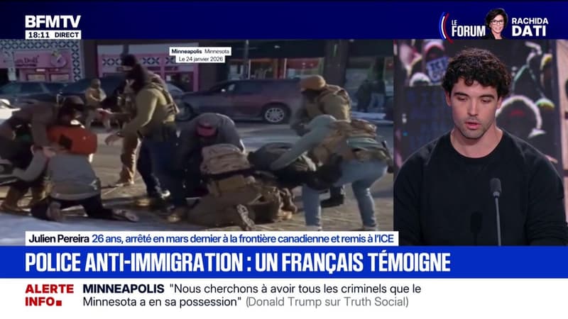 "J'ai fait un mois de détention": ce Français raconte avoir été arrêté par l'ICE à la frontière canadienne