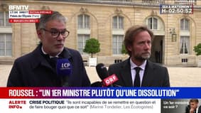 Fin de la réunion à l’Élysée: “Le pays n’est plus gouverné, ni dirigé”, affirme Olivier Faure (PS)