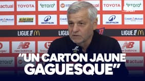 Lille 0-1 OL : "Un carton jaune gaguesque", fustige Genesio