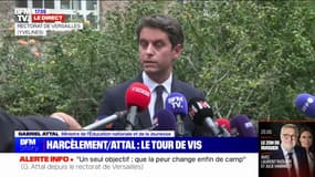 Gabriel Attal: "Dès le premier jour de ma nomination, j'ai fixé la lutte contre le harcèlement scolaire comme la priorité absolue du ministère (...) un seul objectif: que la peur change enfin de camp"