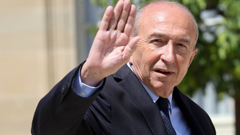 Gérard Collomb le 14 mai 2017 à l'Elysée.