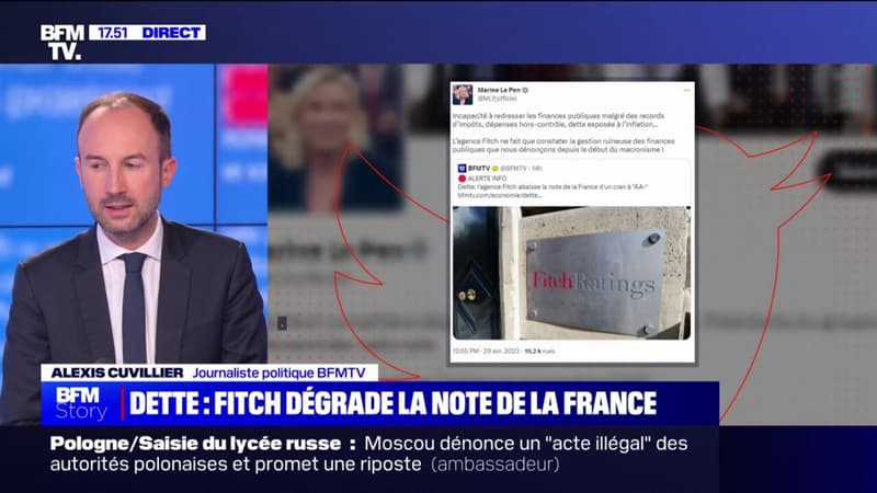 Note de la France abaissée par Fitch: l'opposition réagit