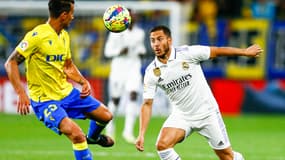Eden Hazard lors du match Cadiz-Real Madrid (0-2, 29e journée de Liga), le 15 avril 2023