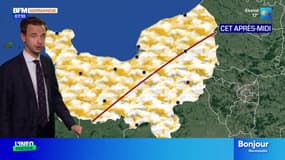Météo: un ciel bien nuageux sur la Normandie avant une amélioration plus tardive sur le littoral, la maximale pour Evreux avec 25°C 